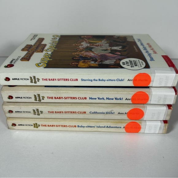 The Babysitters Club lot of 4 #4 #5 #6 #9 paperback books Ex Library 90’s - Picture 6 of 6